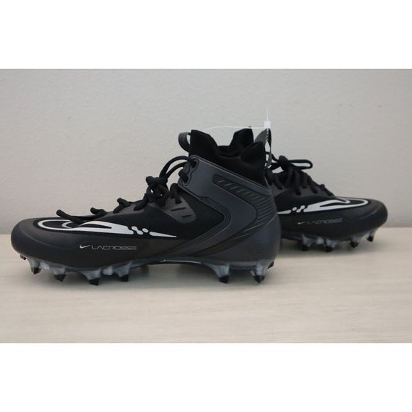 Nike CW4440 011 Men's Sz 11 Black Alpha Huarache 8 Elite LAX Lacrosse Cleats - Picture 8 of 9
